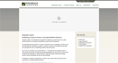 Desktop Screenshot of kingsdalecapital.com